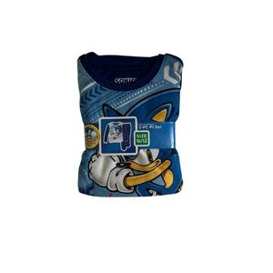 NEW, Sonic the Hedgehog Blue Pajama Set Child Size 10/12